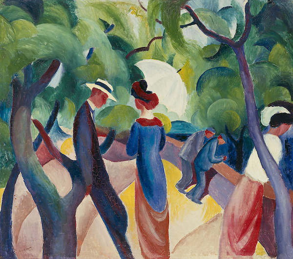 Array Promenade                        von August Macke