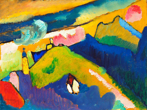 Array Murnau, Berglandschaft von Wassily Kandinsky