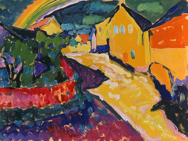 Array Murnau mit Regenbogen            von Wassily Kandinsky