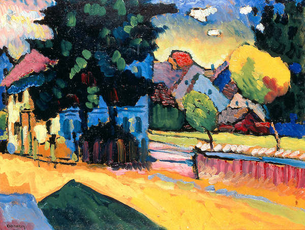 Array Murnau - Studie zu Landschaft von Wassily Kandinsky