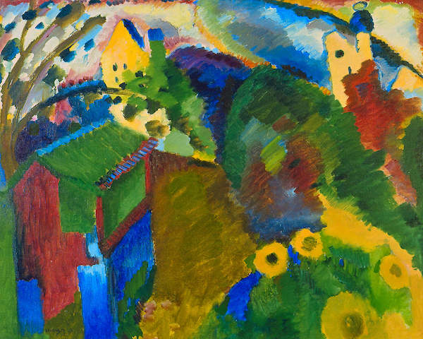 Array Murnau - Garten I von Wassily Kandinsky