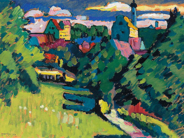 Array Murnau - Ansicht mit Burg...     von Wassily Kandinsky