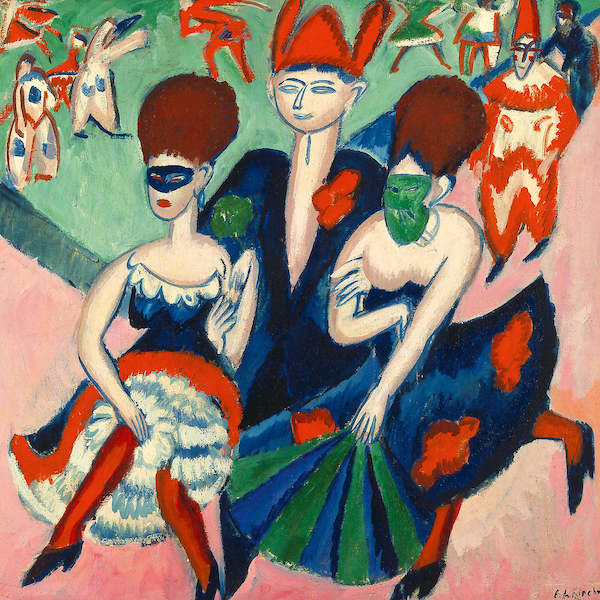 Array Maskentänzer                     von Ernst Ludwig Kirchner