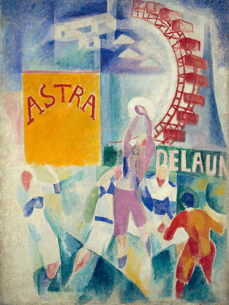 30cm x 40cm L`Equipe de Cardiff von Robert Delaunay