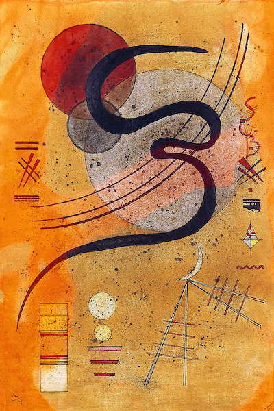 Array Launelinie von Wassily Kandinsky