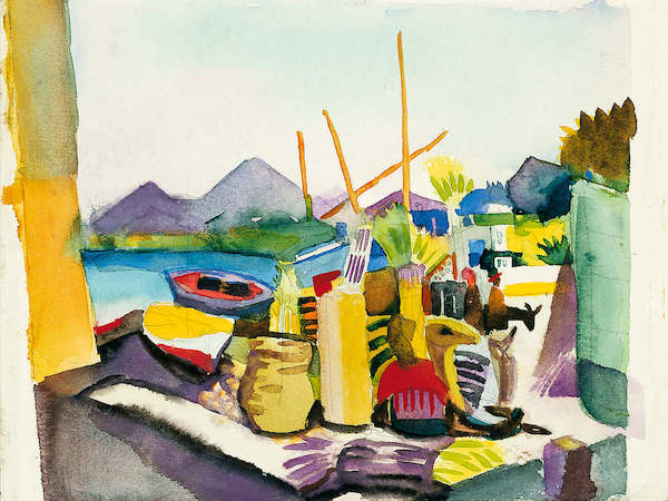 Array Landschaft bei Hammamet          von August Macke