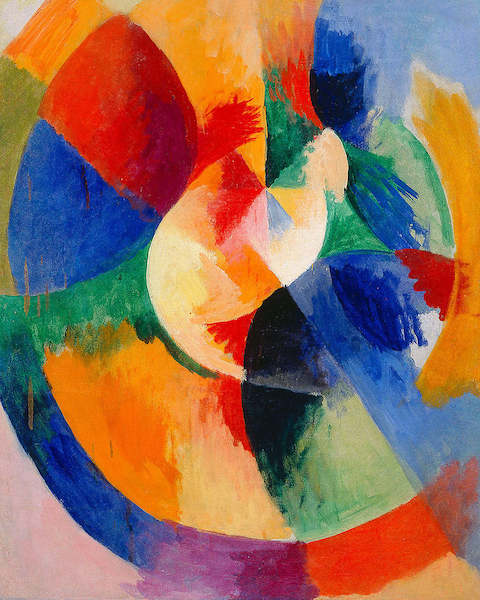 100cm x 80cm Kreisformen von Robert Delaunay