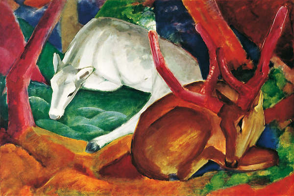 Array Hirsche im Wald                  von Franz Marc