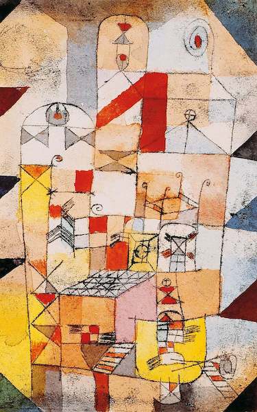 Array Haus Inneres                     von Paul Klee