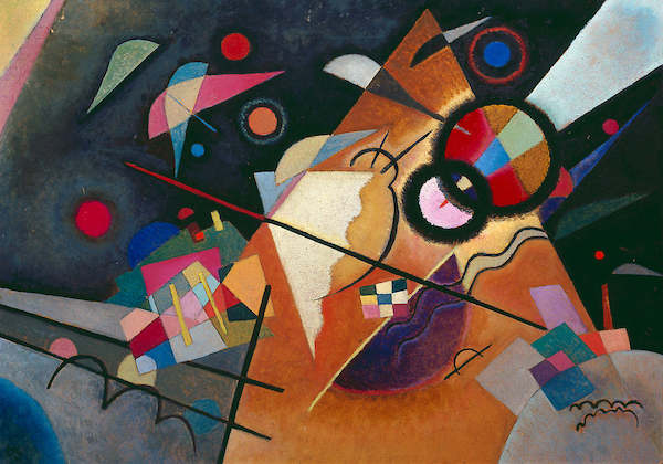 Array Gelbe Spitze von Wassily Kandinsky