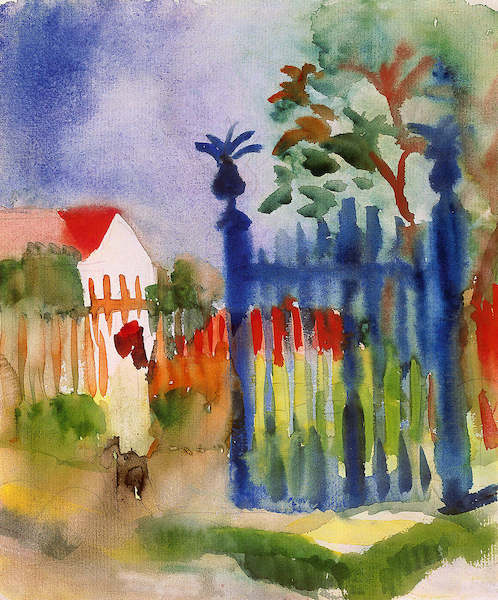 Array Gartentor                        von August Macke