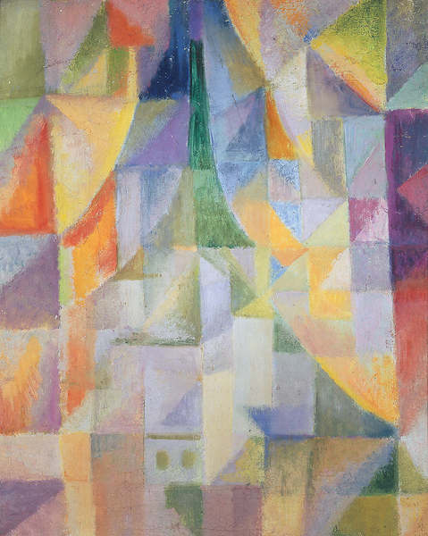 45cm x 56cm Fênetre sur la ville von Robert Delaunay