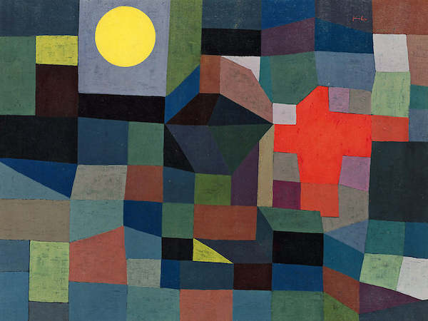 Array Feuer bei Vollmond von Paul Klee