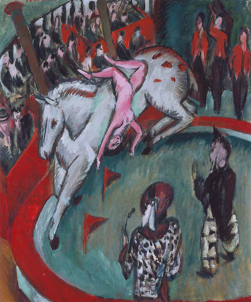 Array Die Zirkusreiterin               von Ernst Ludwig Kirchner