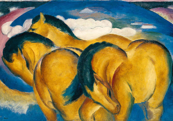 Array Die kleinen gelben Pferde        von Franz Marc