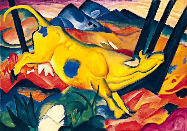 Array Die gelbe Kuh                    von Franz Marc