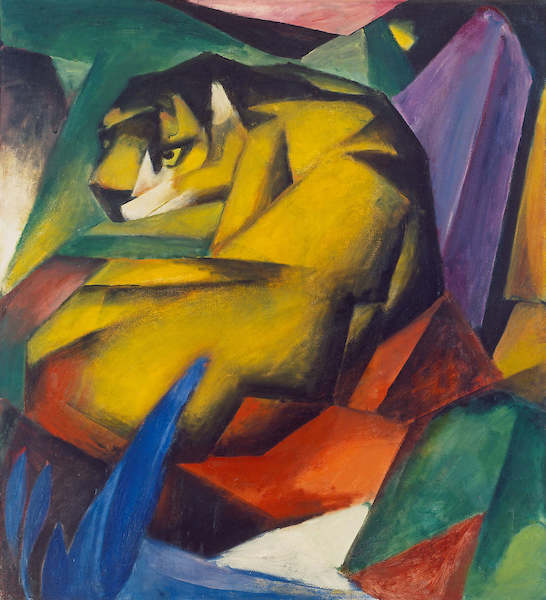 Array Der Tiger                        von Franz Marc