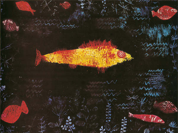 Array Der goldene Fisch von Paul Klee