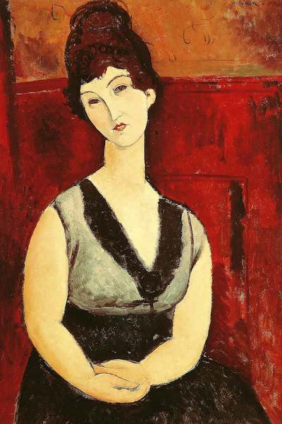 Array Das Schokoladenmädchen           von Amadeo Modigliani