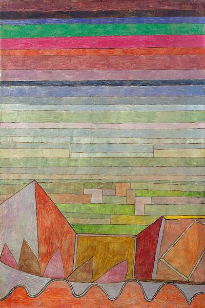 Array Blick in das Fruchtland von Paul Klee