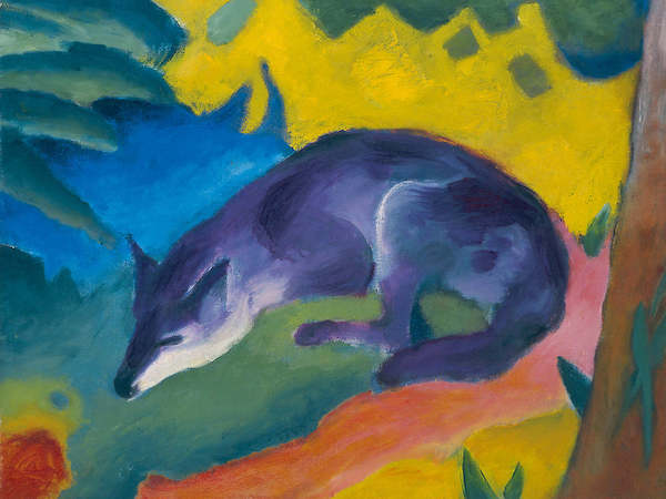 Array Blauschwarzer Fuchs              von Franz Marc