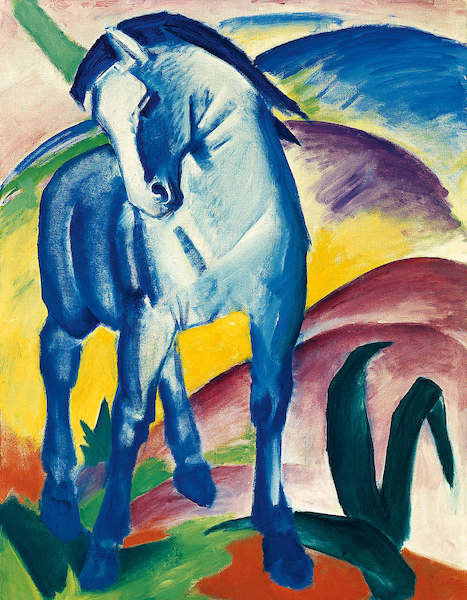 Array Blaues Pferd I                   von Franz Marc