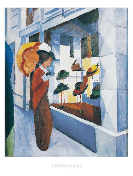 60cm x 80cm Hutladen                         von August Macke