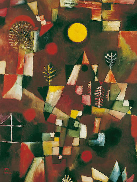 60cm x 80cm Der Vollmond von Paul Klee