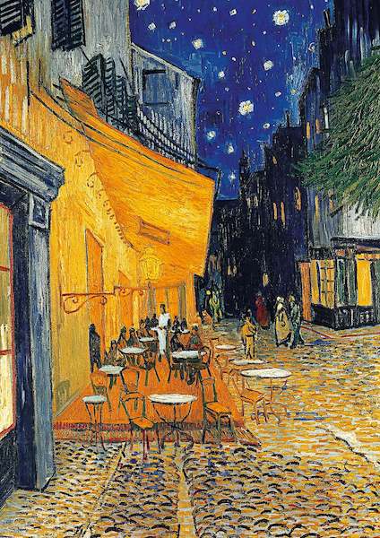 21cm x 29.7cm Café-Terrasse am Abend           von Vincent Van Gogh