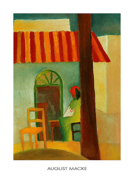 60cm x 80cm Caffe Turco von August Macke