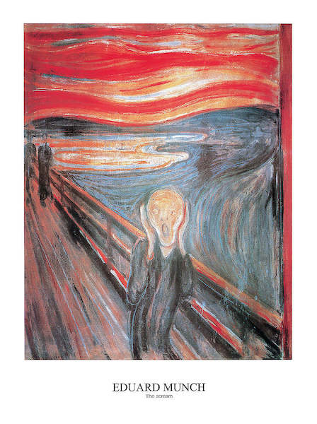 50cm x 70cm The Scream von MUNCH