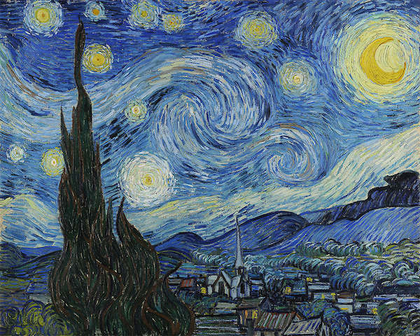 Array Sternennacht 2020 - Neuauflage von Vincent Van Gogh