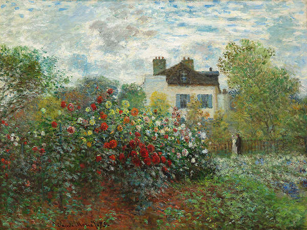 Array Der Garten des Künstlers in Argenteuil von Claude Monet