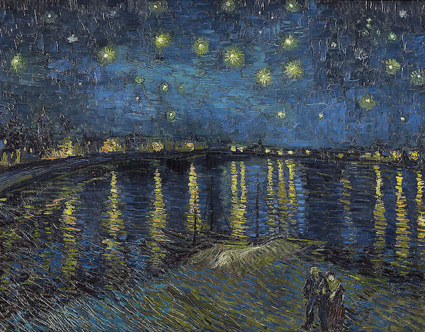 Array Sternennacht II von Vincent Van Gogh