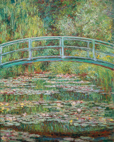 Array Japanische Brücke, 1899 von Claude Monet