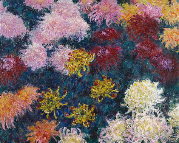 Array Chrysanthemen I von Claude Monet