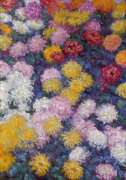 Array Chrysanthemen II von Claude Monet