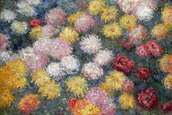 Array Chrysanthemen III von Claude Monet