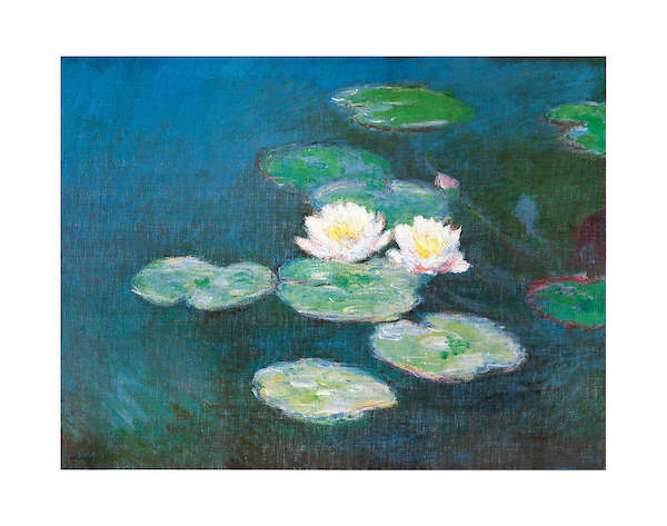 71cm x 56cm Seerosen, CM-265 von Claude Monet