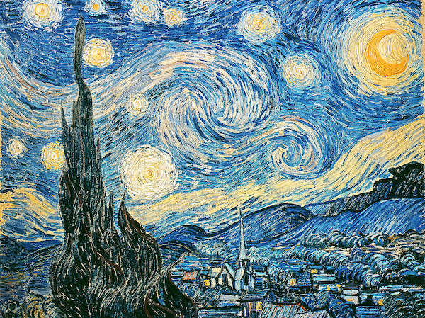 Array Sternennacht von Vincent Van Gogh