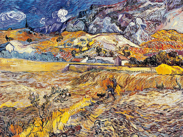 Array Spaziergang bei San Ramy         von Vincent Van Gogh