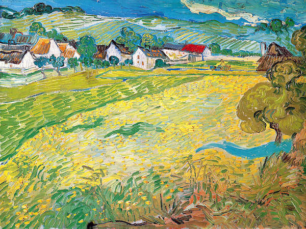 Array Sonnige Wiese bei Auvers         von Vincent Van Gogh