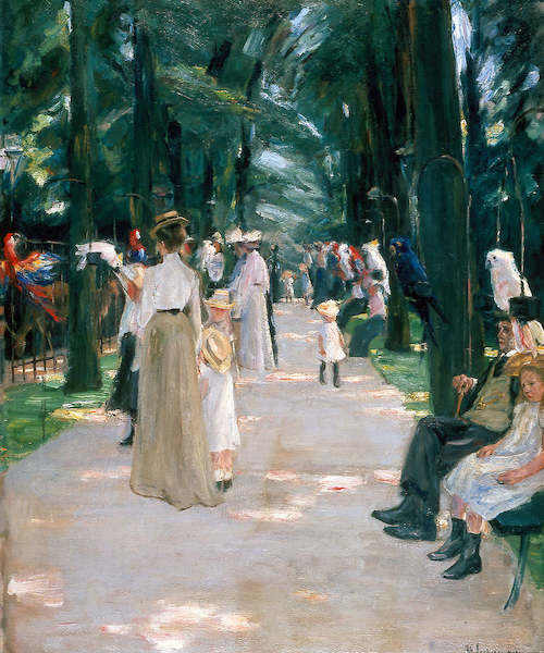 Array Papageienallee                   von Max Liebermann