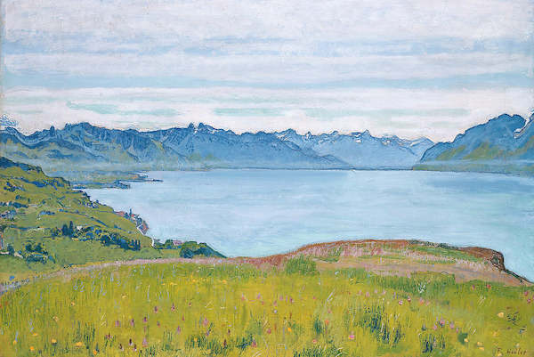 Array Landschaft am Genfer See         von Ferdinand Hodler