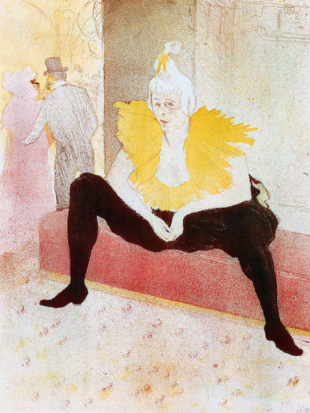 Array La Clownesse                     von Henri de Toulouse-Lautrec