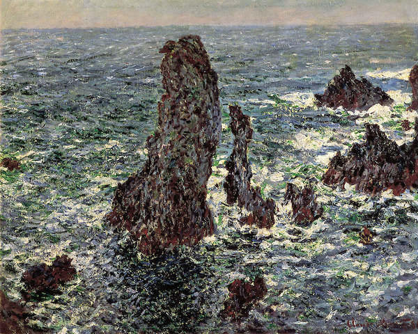 Array Felsen im Belle-Ile              von Claude Monet