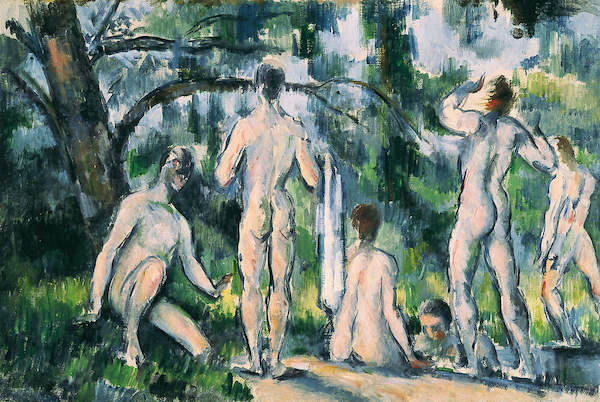 Array Etude de beigneurs von Paul Cézanne