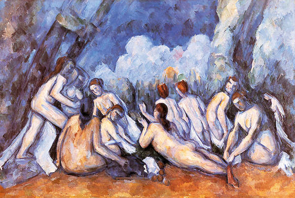 Array Die großen Badenden              von Paul Cézanne