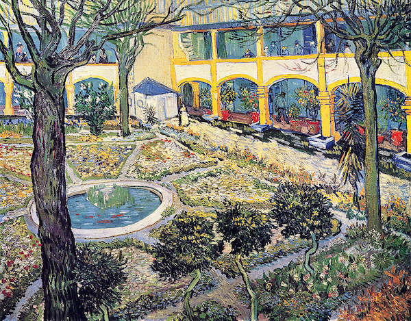 Array Der Garten des Maison de Santè   von Vincent Van Gogh