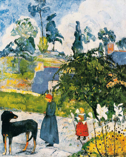 Array Bretonische Landschaft           von Paul Gauguin